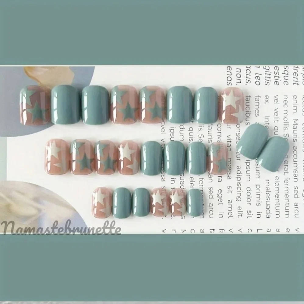 2/$16 Stars Press on Nails
